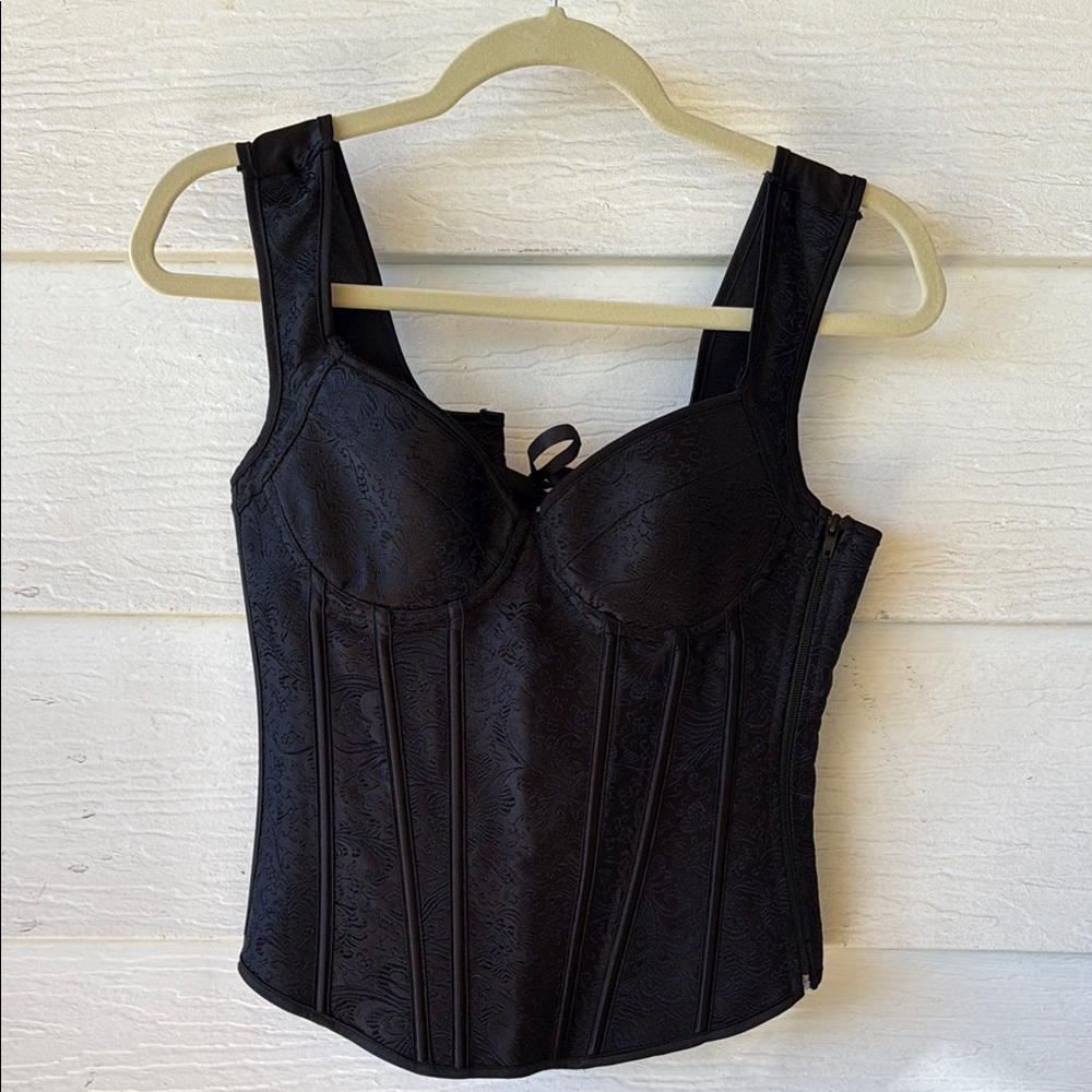Vintage Black Corset Top